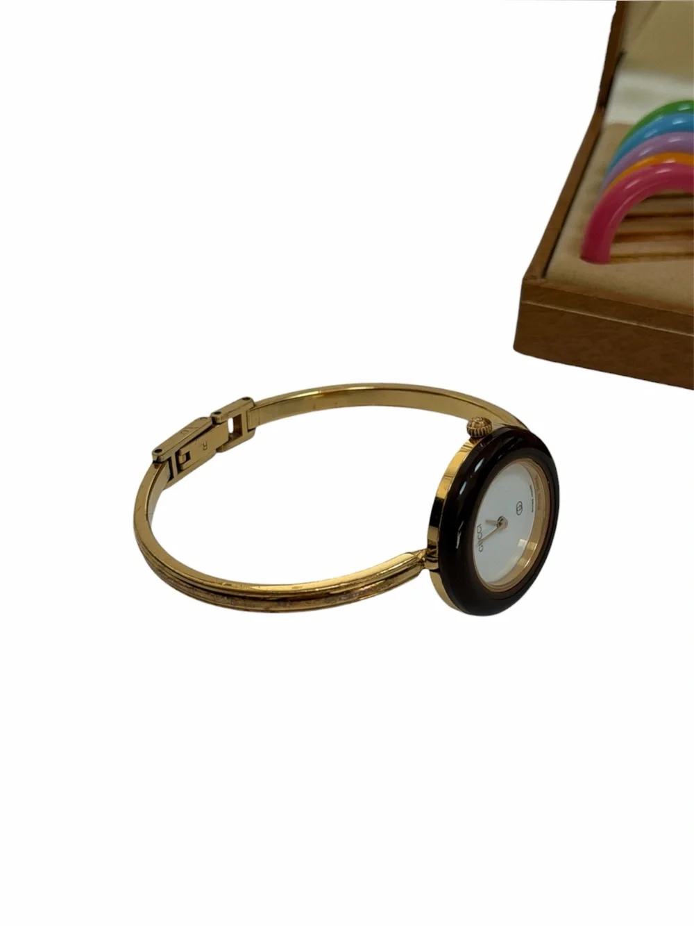 Vintage Gucci Bangle Interchangeable Bezel Watch *Not Tested